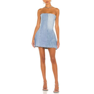 Sami Miro Vintage 'Maximillian' Blue Dress Size L - NWT